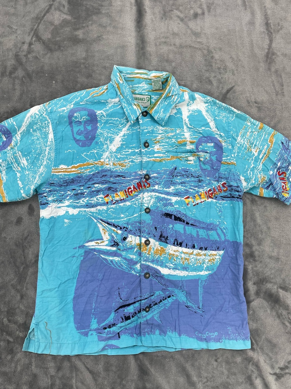 Carey Chen Flanigan’s button up